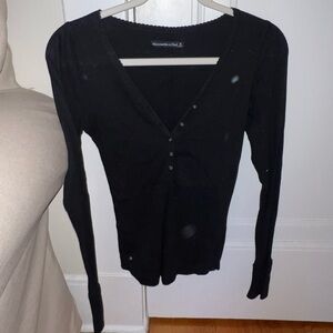 Cotton long sleeve with buttons